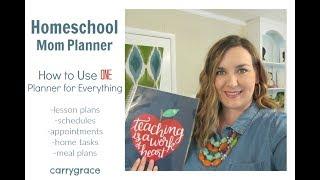 Homeschool Mom Planner | How to Use One Planner for Everything