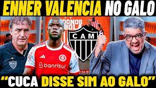 SAIU AGORA ! ENNER VALENCIA vai SUBSTITUIR PAULINHO NO GALO ? CUCA DISSE SIM AO ATLÉTICO MINEIRO.