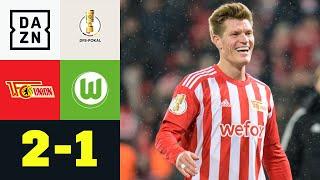 Super-Joker Behrens! Union gewinnt Bundesliga-Duell: Union Berlin - Wolfsburg 2:1 | DFB-Pokal | DAZN