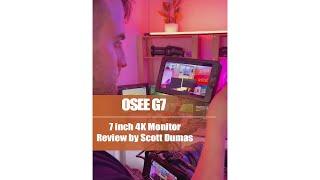 Osee G7 4K Monitor Unboxing Video By Artlist.io