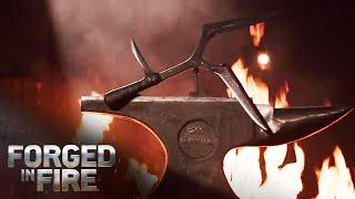 Forged in Fire: Kpinga Throwing Blade LEAVES A MARK on the Final Round (Season 4)