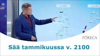 Miltä näyttää Suomen sää tammikuussa 2100? Katso meteorologin kuvitteellinen ennuste!