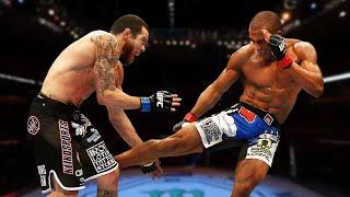 Edson Barboza's fight ENDING leg kicks