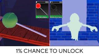 How to get Big Red Lollipop & Ghostly Grave Spade | (1% chance) | Survive the killer