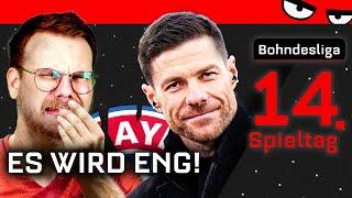 BAYERN patzt & LEVERKUSEN liefert! | Bohndesliga 14. Spieltag 2024/25