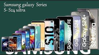 Samsung galaxy S series History (S - S24 ultra)