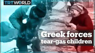 Greek forces fire tear gas at refugees and migrants