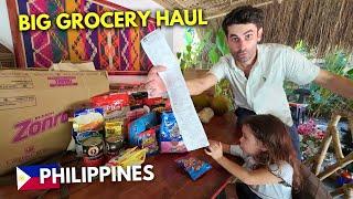 Our 60$ Grocery Shopping in the Philippines | What Life Really Costs Us in Palawan