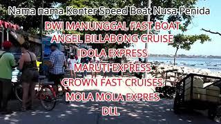 LOKASI PELABUHAN SPEED BOAT SANUR KE NUSA  PENIDA