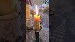 Очистка пространства огнём #здоровье #пчеловодствоснуля #жизньвдеревне #свечиручнойработы #пчёлы
