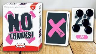 how to play NO THANKS (instructions, gameplay and official rules) | SPIELREGELN TV