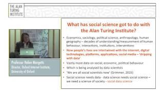 Professor Helen Margetts: "The Data Science of Politics"