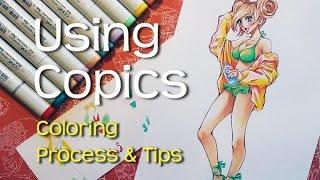 Copic Coloring Process & Tips