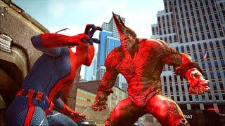 THE AMAZING SPIDER-MAN Rhino Boss Fight Gameplay