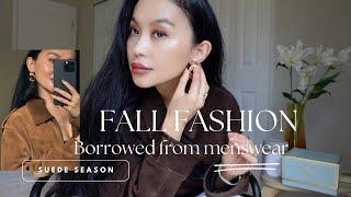 Fall Fashion | Favorite Suede leather Jackets | Agolde denim | Heaven Mayhem | Ralph Lauren & more