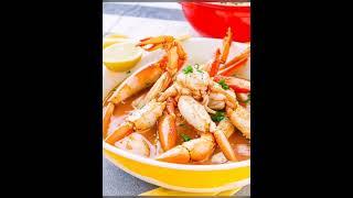 Sea Food Recipe Idea | Spicy Garlic Butter Crab Legs | Wild FoodLook