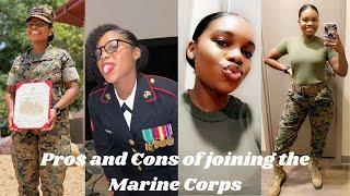 Pros and Cons of being a Marine | Pros and Cons of Joining the Military | Female Marine