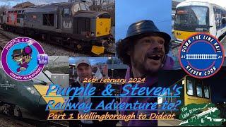 Purple & Steven's Big Railway Adventure to ??? Part 1