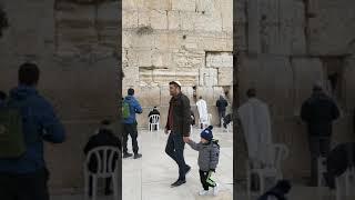 Jeremy at the Western Wall, "Wailing Wall" in Jerusalem, Israel.