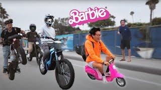 The worlds fastest barbie scooter!