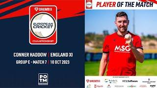 POTM: C.Haddow - ENG-XI vs CYP | Highlights | Dream11 ECC23 | 10 Oct 2023 | ECC23.063