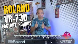 Roland VR-730 - Factory Sounds by Tiago Mallen - #roland #tecladista #teclado