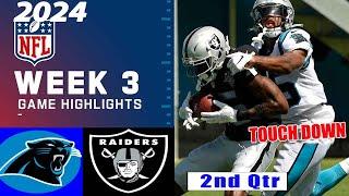 Las Vegas Raiders vs.  Carolina Panthers [WEEK 3] FULL Game highlights | NFL Season Today