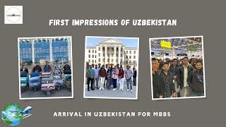 "Students' Arrival in Uzbekistan for MBBS | Welcome to Your Medical Journey!"