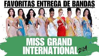 MISS GRAND INTERNATIONAL 2024: LAS MEJORES DE LA ENTREGA DE BANDAS!!