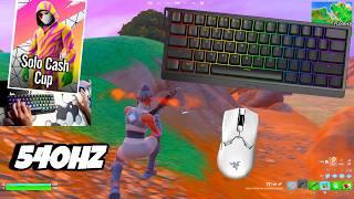 MAD60HE Unboxing + ASMR Solo Cash Cup  Satisfying Keyboard Fortnite 540 FPS Smooth 4K