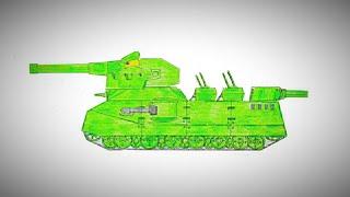 Как нарисовать танк ратте || How to draw a ratte tank