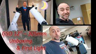 GSO 12" - 305mm Dobsonian Telescope - Unpacking & First Light