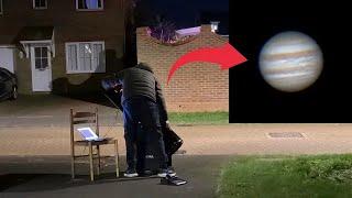 Jupiter with a 10" Dobsonian Telescope | EDM version