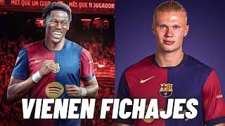 HAALAND CERRADO - ÚLTIMA HORA BARÇA - NUEVOS FICHAJES PARA EL FC BARCELONA