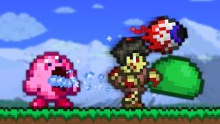 Terraria, But I'm Kirby...