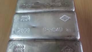 Silver Stackers Auction #64 | 3 x S.R.M 500g Silver Cast Bars | Gold Stackers Australia