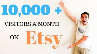 How To Drive More Traffic To Your Etsy Shop (10,000 Visits a month Fast!) 2021