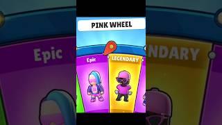 OMG I got it **** skin  Lucky Spin wheel Pink skins #spinning #spinwheel #stumbleguys