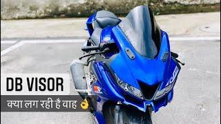 R15 v3 Db visor jb racing installation | Gill Brand | Jb Racing Double Bubble Visor