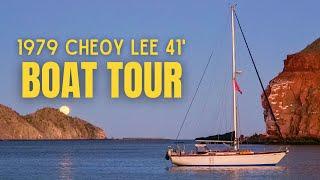 Blue Water Cruiser for SAIL | Cheoy Lee 41' Boat Tour