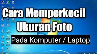 Cara Mengurangi atau Memperkecil Ukuran Foto JPEG/PNG