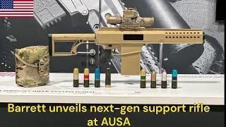 Barrett unveils next gen support rifle at AUSA