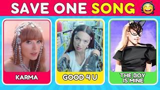 SAVE ONE SONG - Most Popular Songs EVER  | Music Quiz #8