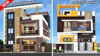 33 Modern 2 Floor House Front Elevation Designs 2022 | Double Floor Small House Designs