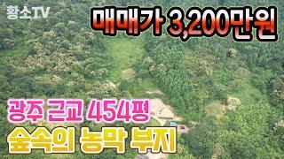 [전남토지매매] #1676 함평군 나산면 광주 근교 숲 속 주말농장 부지 매매가 3,200만원