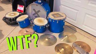 I Bought A CONCERT TOM DRUM KIT At A Garage Sale: Is It Worth Keeping?