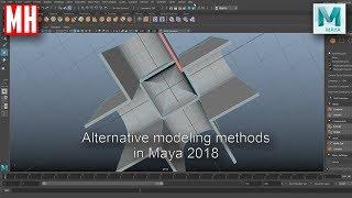 Maya 2018 tutorial : Alternative modeling techniques