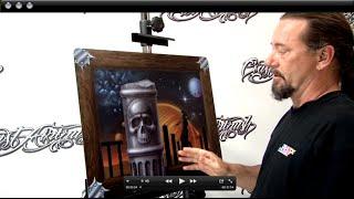 How To Airbrush on a Metal Panel & Render 3D w/ Kiwi Terry