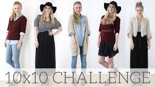 10 Items, 10 Outfits | 10x10 Wardrobe Challenge