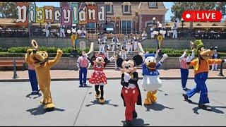 DISNEY Disneyland Relaxing Fun Day Rides Shows #livestream